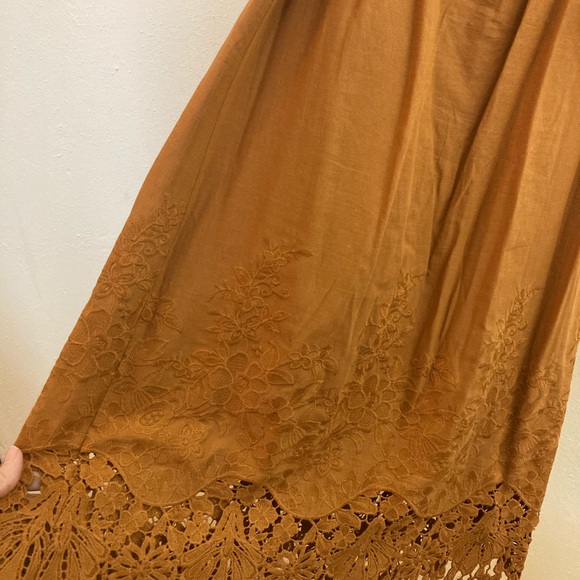 Madewell embroidered eyelet cold shoulder dress - Picture 5 of 7